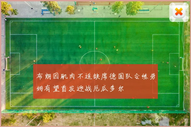 布朗因肌肉不适缺席德国队合练劳姆有望首发迎战厄瓜多尔
